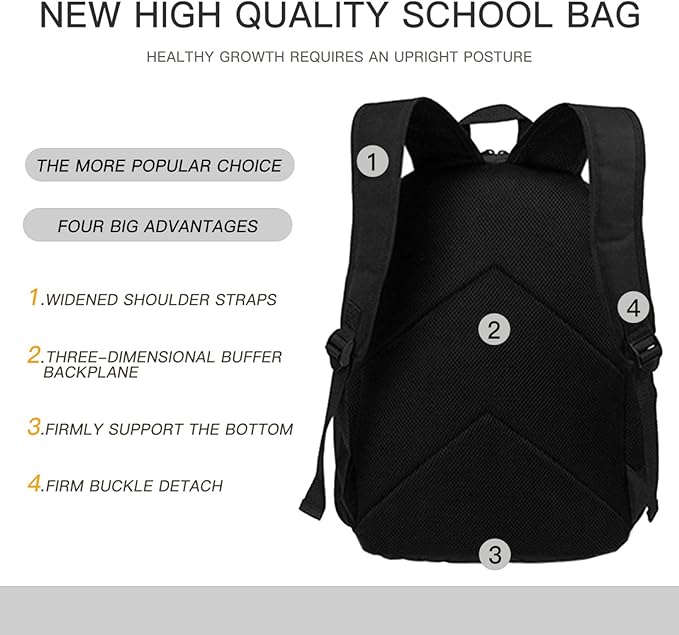 Wolf Backpack Bundle - 3 Piece Set for Kids, Includes Bookbag, Insulated Lunch Bag & Pencil Case - Perfect for School & Everyday Use