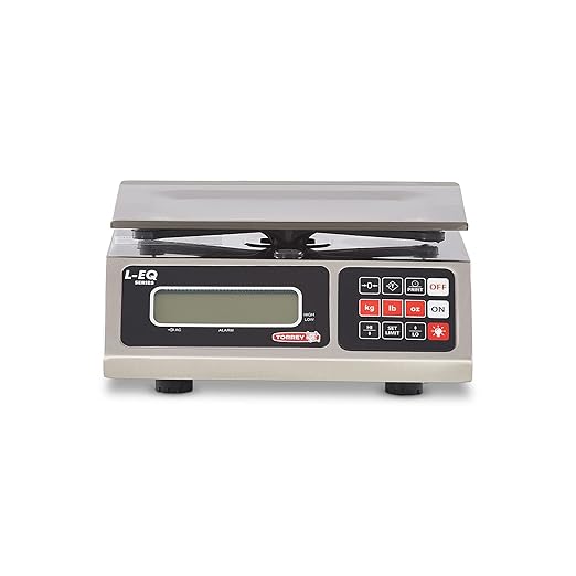 Torrey LEQ 5/10 High Precision Digital Portion Control Scale, Stainless Steel Construction, 5 kg/10 lb. Capacity