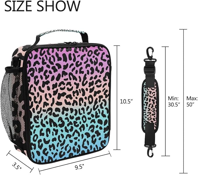 Pfrewn Dog Puppy Lunch Box for Kids Adults Maltese Dog Puppy Insulated Lunch Bag with Shoulder Strap Reusable Cooler Bags Lunch Tote for Office School Girls Boys Teens