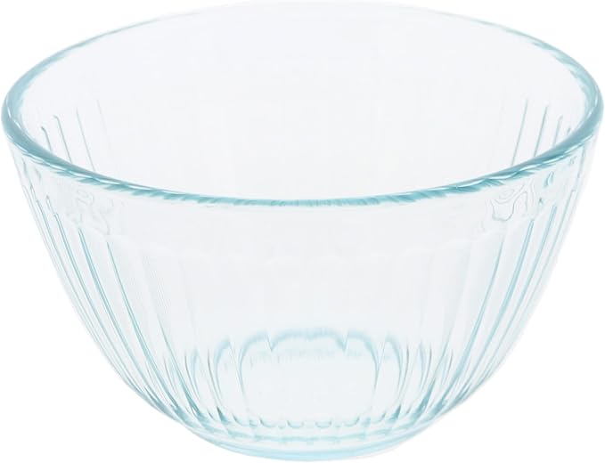 Pyrex 7401 3-Cup Sculpted Glass Mixing Bowls - 2 Pack