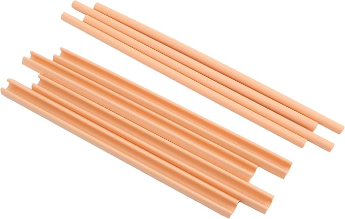 BSeal Bag Sealer - Keep Food Crisp & Fresh Longer | For Pantry and Freezer Storage | Peach | Pack of 12