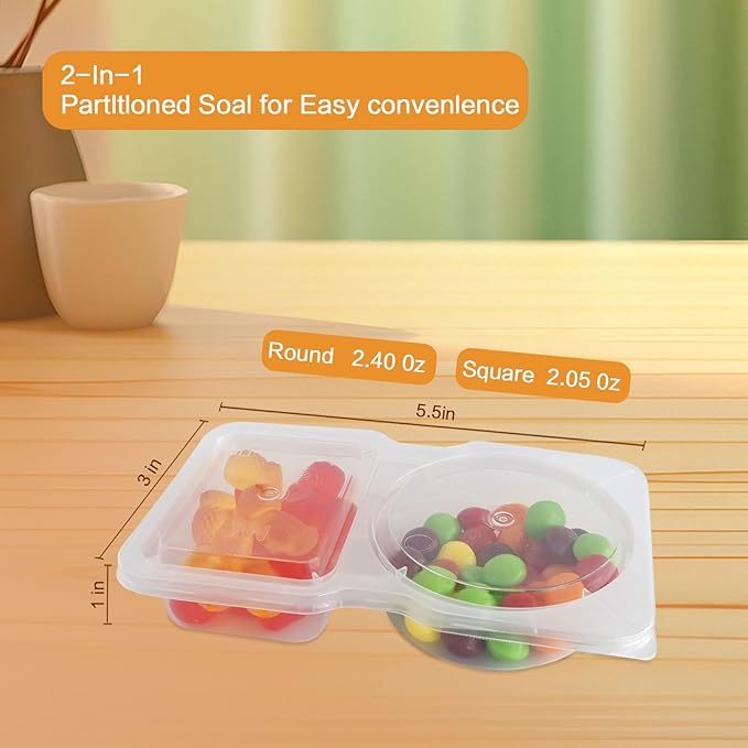 20Set Snack Containers,Reusable Snack Containers with Lids,Snack Pack Containers for Portion Control and Meal Prep Lunch Containers for School Office Travel