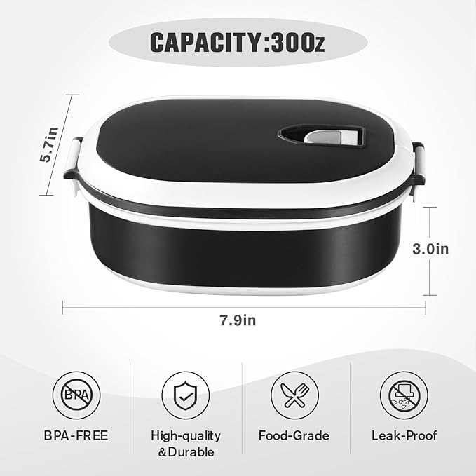 4 Pack Airtight Food Storage Containers,Reusable Kitchen Sandwich Containers with Lids Set for Meal Prep, Lunch,Salad,Snack, Microwave Safe, BPA-Free and Leak-Proof,30oz. Each