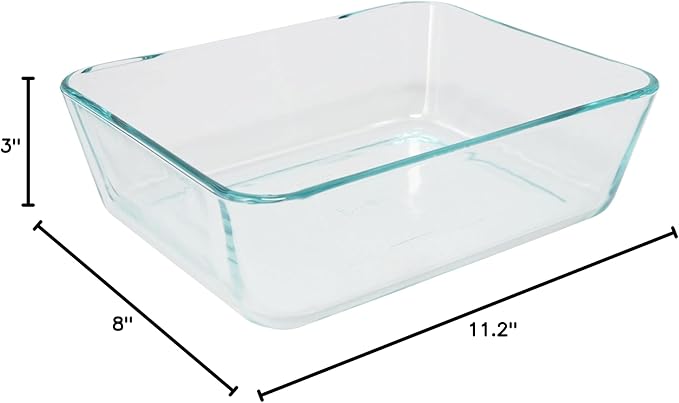 Pyrex Stor+rect/Cvr Size 11 Cu Pyrx Storage+rectangle/Cover 11 Cup