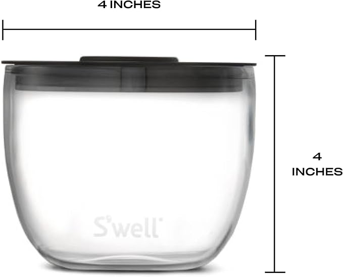 S'well Eats Stainless Steel Food Bowls, 21.5oz, Teakwood, Triple-Layered Vacuum-Insulated Containers Keeps Food Cold for 11 Hours and Hot for 7 hours, Condensation Free, BPA Free
