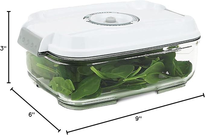 Food Saving Airtight Meal Prep BPA-free Tritan Vacuum Container (1.4L) - Pump not Included
