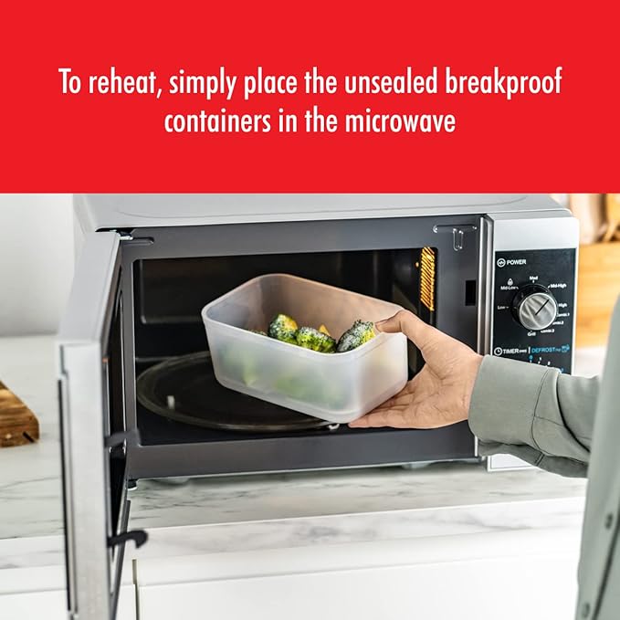 ZWILLING Fresh & Save Flat Lunch Box Large, Airtight Food Storage Container, Meal Prep Container, BPA-Free, Grey