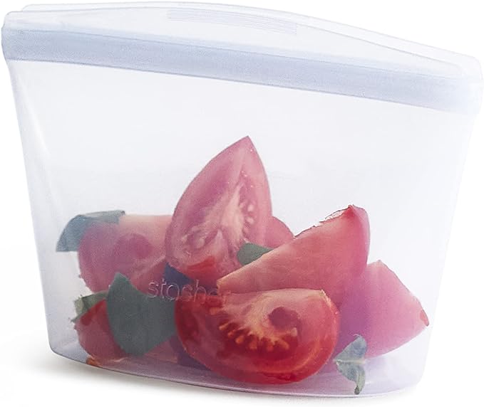 Stasher Reusable Silicone 4 Cup and 2 Cup Storage Bowls, Microwave and Dishwasher Safe