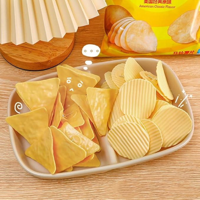 Ximimark 16 pcs Cute Chip Clips, Food Bag Sealer, Food Sealing Clips, Potato Shaped Funny Sealing Clip for Kitchen Food Storage, Plastic Bag Supplies, Fresh-Keeping Clip, Sealing Clip