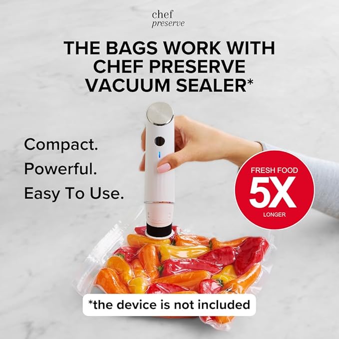 Chef Preserve Vacuum Sealer Bags (30 Bags)