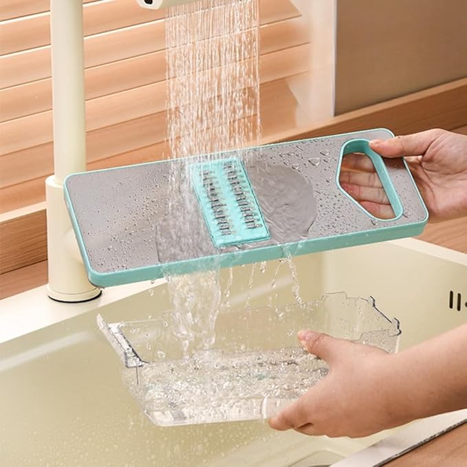 Mandoline Slicer for Kitchen, Food Chopper, Vegetable Slicer with Container
