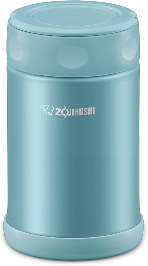 Zojirushi Stainless Steel Food Jar, Medium, Aqua Blue