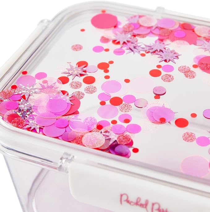 Packed Party BPA Free 2-Piece Food Storage Containers Set, Airtight, Leak-Proof, with Lids for Lunch, Meal Prep, or Leftovers (Small and Medium Containers)