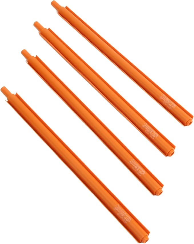 BSeal Bag Sealer - Keep Food Crisp & Fresh Longer | For Pantry and Freezer Storage | Deep Pumpkin | Pack of 8