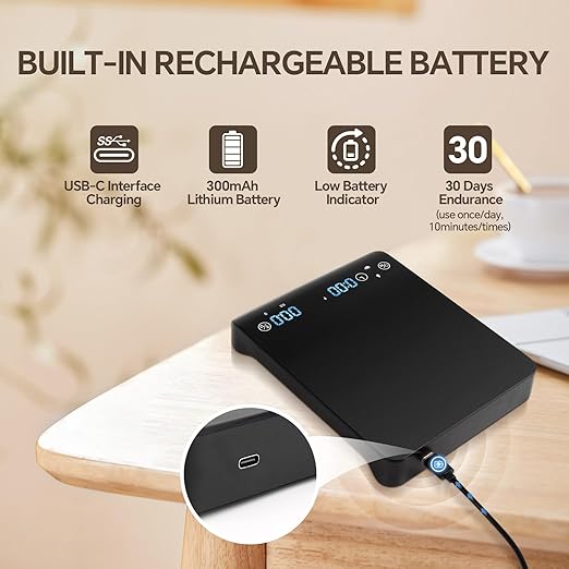 Mini Coffee Scale with Timer 3kg/0.1g, High Accurate Rechargeable Espresso Scale for Espresso, Pour-Over Coffee and Great French Press, with Automatic Timing