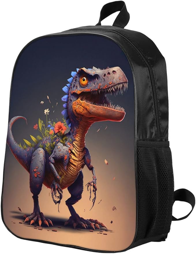 Dinosaurs Backpack - Bundle 3 Pieces for Teens, Boys and Girls Dinosaurs Backpack Includes Bookbags Insulated Lunch Bag and Pencil Case Perfect for School and Everyday Use