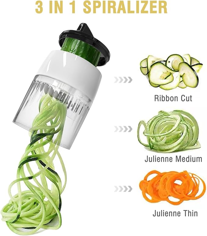 Vegetable Chopper: 10 in 1 Food Chopper - Onion Vegetable Slicer Cutter Dicer, Veggie Cutter with Container, 2 Blades, Kitchen Gadgets for Carrot Salad Garlic Potato Slicer