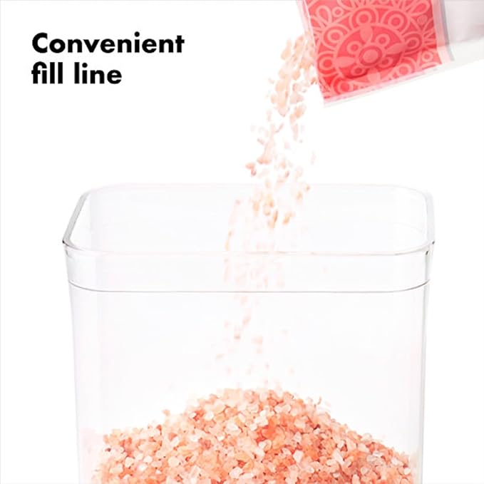 OXO Good Grips 6 Piece(3 Containers & 3 Scoops) Large Canister Set with Scoops, 4.4 qt each, White