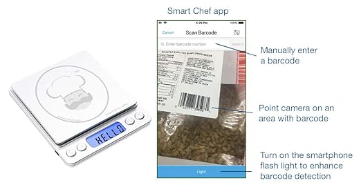 Reflex 500g / 0.01g Digital Pocket Wireless Smart Food Kitchen Scale Grams and Ounces USB Rechargeable, Portable, Accurate, Metal Stainless Steel Surface, Keto Calculator, Baking, Counter, Reloading
