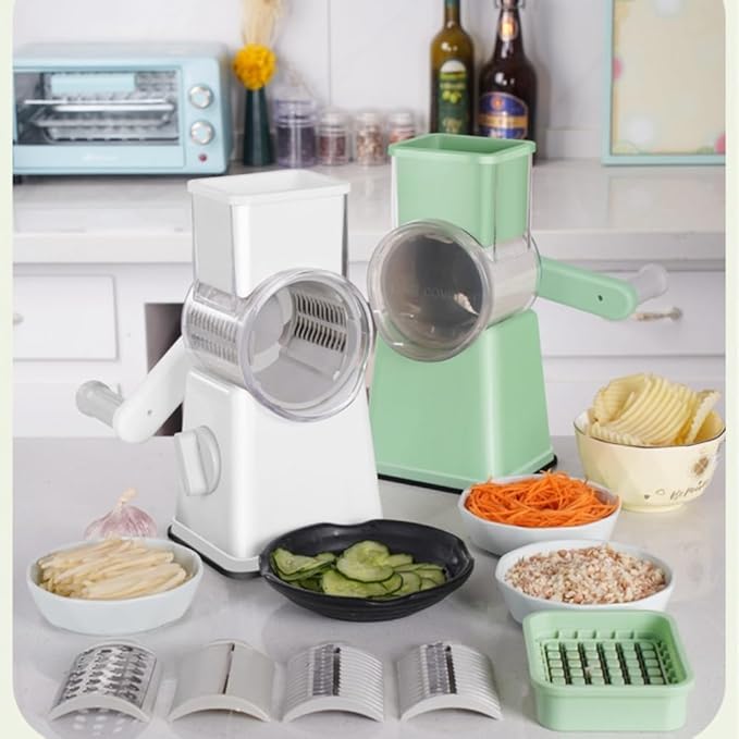 Mandoline Slicer for Kitchen, Food Chopper, Vegetable Slicer with Container