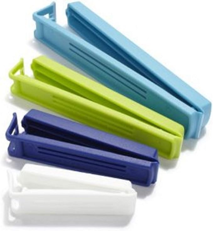 Linden Sweden Twixit! Bag Clips - Set of 20 - Keep Food Fresh, Prevent Spillage - Great for Storage and Organization - Microwave, Freezer and Dishwasher-Safe - BPA-Free