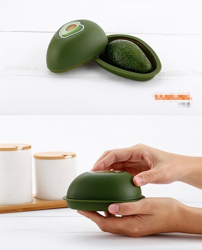 Onion, Tomato, and Avocado Keepers + Avocado Slicer/Cutter Set, Vegetable Shaped Food Savers, 2 Silicone Reusable Beer Saver Caps as Gift