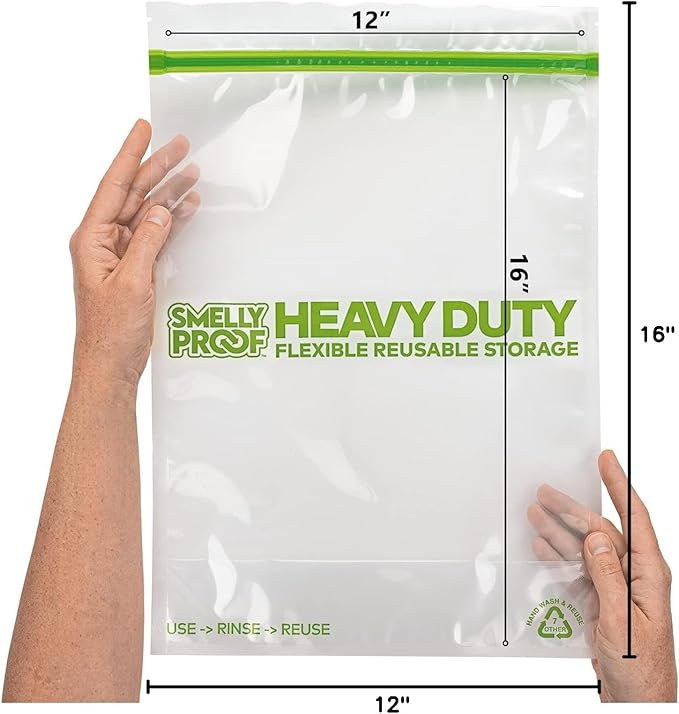 BULK PURCHASE, 50 x Dishwasher-Safe STAND-UP Ziplock Reusable Bags, Extra Thick 5mils HEAVY DUTY Durable Washable Reclosable TRIPLE Ziplock Food Storage Extra Large Bags, XXL 12"x16" 2-Gallon 50-Pack