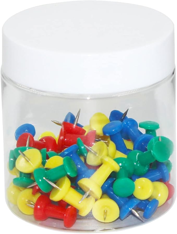28 Pack 4 oz (120 ml) Plastic Jars with White Lids, Plastic Slime Jar/Containers with Lids, Storage Favor Jars/Empty Plastic Jars for Body Butter, Cosmetics, Scrub (Clear)