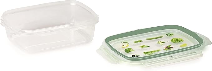Srl SnipsLock Storage Jar, Green, 0,6 LT Quadrato
