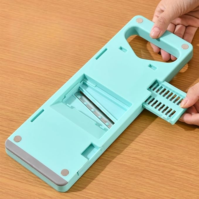 Mandoline Slicer for Kitchen, Food Chopper, Vegetable Slicer with Container