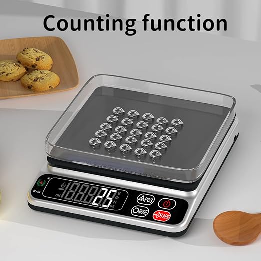 Food Scale,Mini Pocket Jewelry Scale,3kg/0.1g Cooking Portable Food Scale,Scales Digital Weight Grams,Baking Scale,Scales Digital Weight Food, Auto Off, Tare, PCS,LCD Display