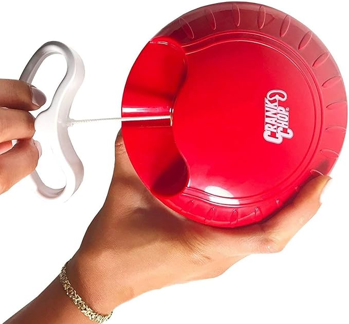 Food Chopper and Processor Original - Chop Dice Puree Vegetables Onions Tomatoes Garlic Meats and Nuts in Just Seconds for Delicious Meals - Perfect for Homemade Salsa