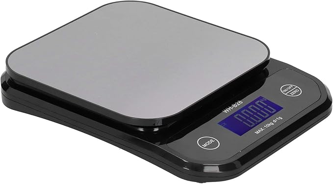 Garosa Wh-B28 10Kg/1g Electronic Scale Multipurpose LCD Digital Stainless Steel Weighing Scale, Measuring in Grams and Ounces, Scale