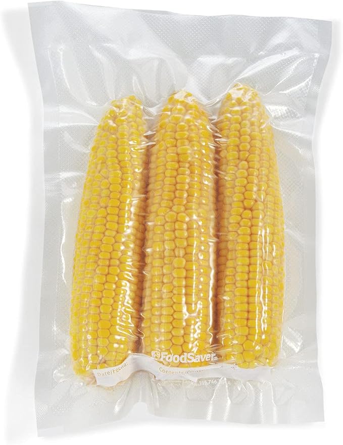 FoodSaver Vacuum Sealer Bags, Rolls for Custom Fit Airtight Food Storage and Sous Vide, 8" x 20' (Pack of 2)