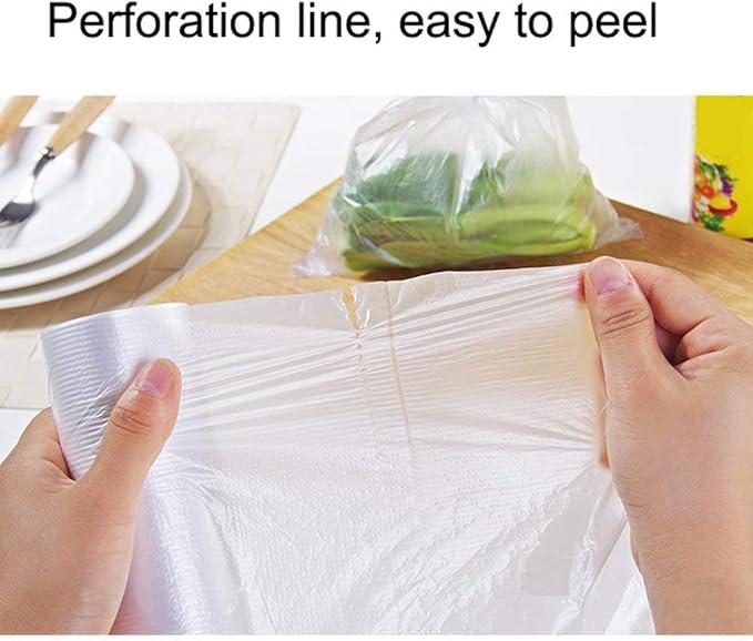 12 x 20 inches Plastic Produce Bag,2 rolls,350 Bags/Roll,Food Storage Bags,Clear Plastic Produce Bag,Suitable for Fruits, Vegetable, Bread,Food Storage