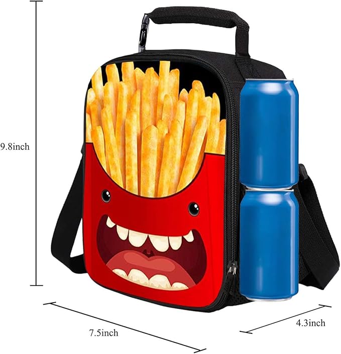 7-Mi Holder Insulated Cooler Reusable Ice Packs for Lunch Boxes Lunch Tote Food Storage Bag (Chips)