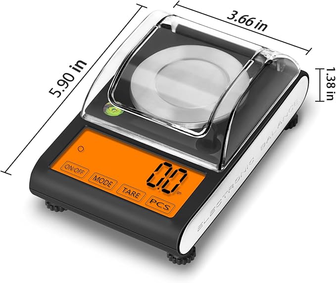 Fuzion Reloading Scale, 1500 Grain x 0.1gn, Grain Scale, Touch Screen, Powder Scale for Reloading, Digital Powder Scale, Large Display