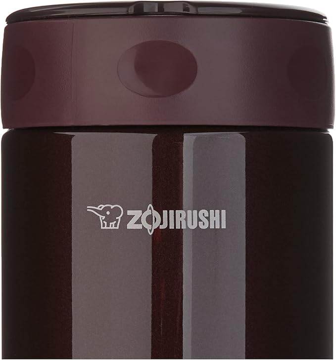 Zojirushi Stainless Steel Food Jar, Medium, Dark Brown