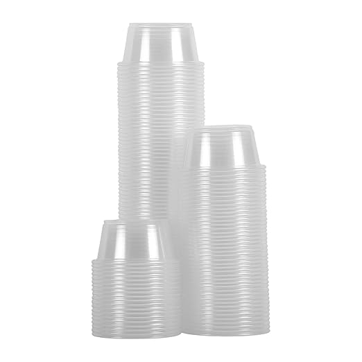 Boardwalk Souffle/Portion Cups, 2 oz, Polypropylene, Clear, 20 Cups/Sleeve, 125 Sleeves/Carton