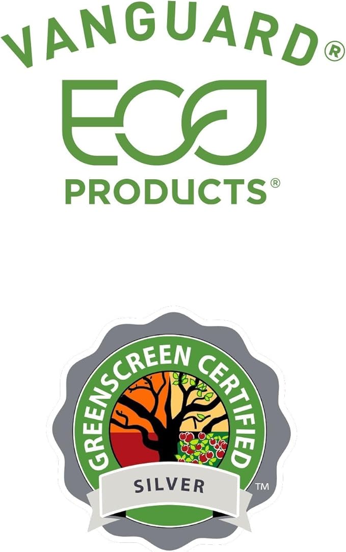 ECO PRODUCTS Compostable 48oz To Go Containers, Case of 400, 10.5" x 6.5" x 1.8" Vanguard Rectangle Box, Disposable Renewable Molded Fiber, No PFAS, Tree-Free, Lid Available, ASTM, BPI-Certified