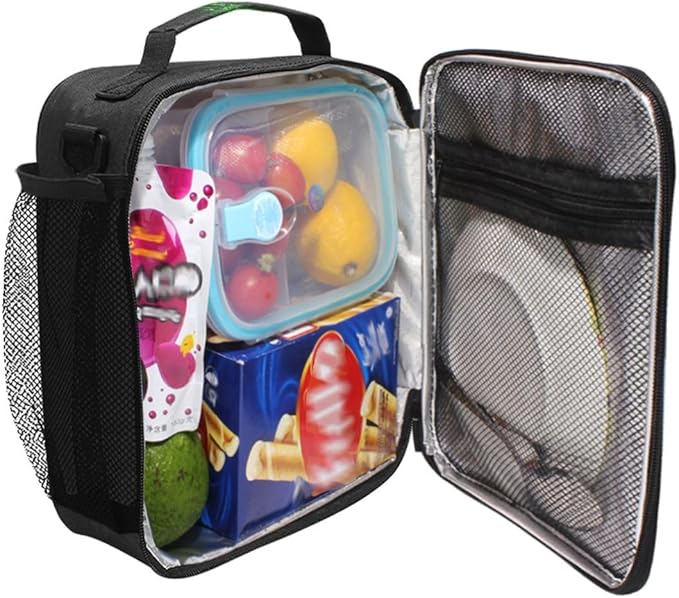 Pfrewn Lunch Box for Kids School Students Golden Retriever Dogs Puppy Insulated Lunch Bag with Shoulder Strap for Office Adults Reusable Cooler Bags Lunch Tote for Girls Boys Teens