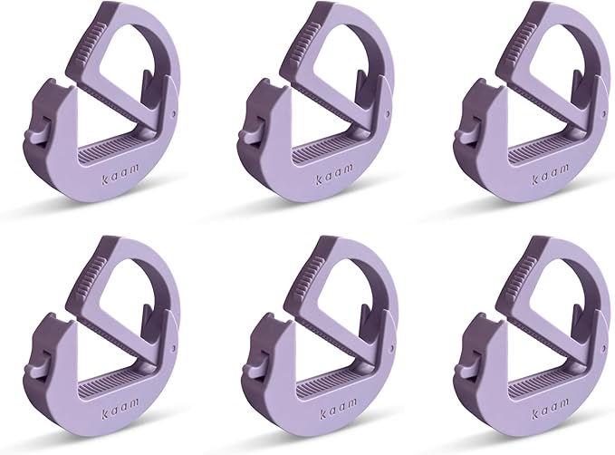 Bag Clip, chip Clip, Food Clip, Bread Clip | Heavy Duty, Adjustable, one Size fits All, Stackable, Magnetic, Fridge & Freezer Safe, Hook-able,Built to Last, Ergonomic (Rosy Cheeks, 6 Pack)