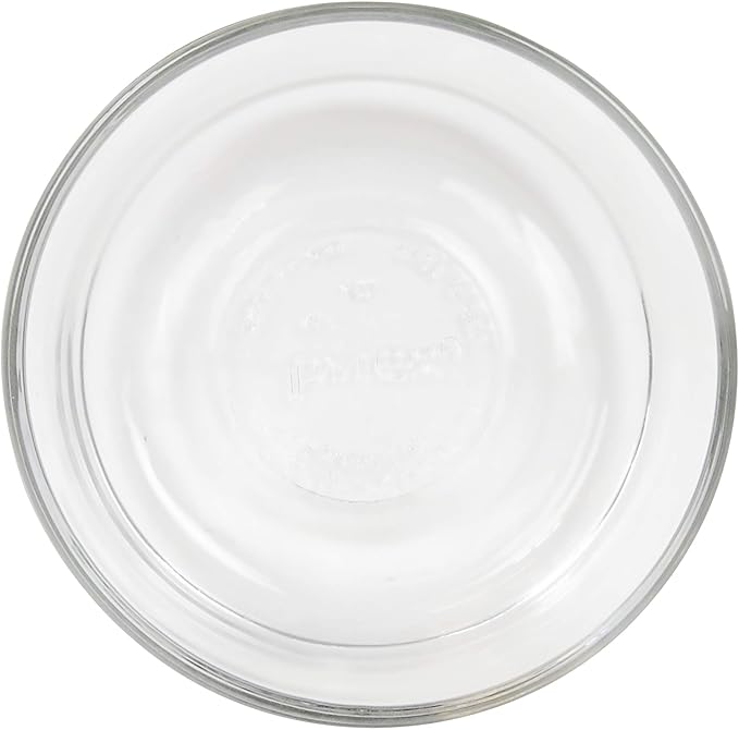 Pyrex Simply Store 7200 Round Clear Glass Storage Container - 2 Pack Made in the USA