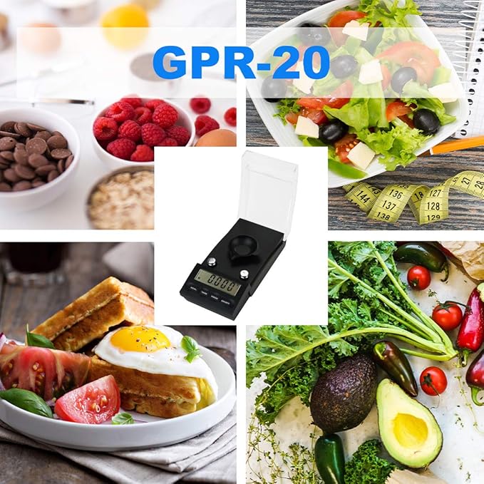 American Weigh Scales Gemini Series Precision Digital Milligram Scale, Black, 20 G x 0.001 (GPR-20)