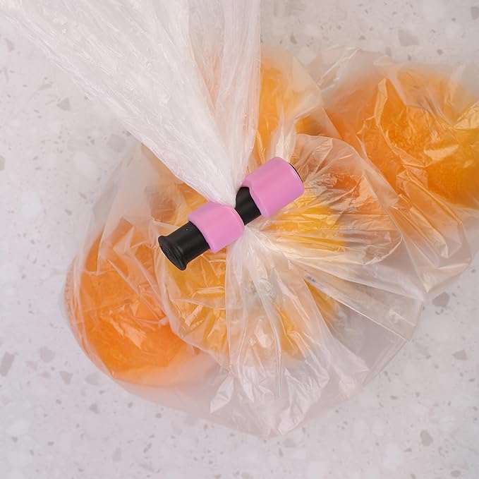 Mr. Pen- Squeeze and Lock Bread Bag Clips, 8 Pack, for Food Storage and Packages, Snack Clips