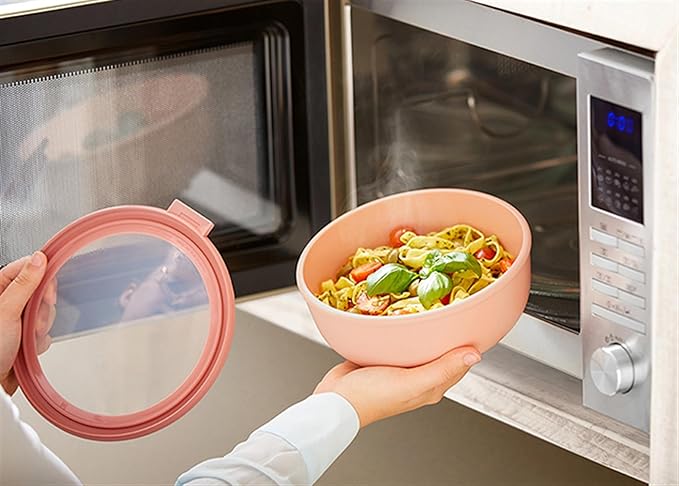 Mepal Cirqula 101oz/3,000ml Multi Food Storage & Serving Bowl with Transparent Lids | Perfect for Food Prep | Microwave & Dishwasher Safe | Nordic Black | Made in Holland