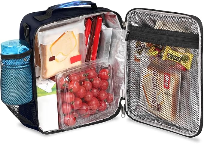 Lunch Box for Kids Boys Girls Water Dragon Kids Lunch Bag Insulated Lunch Bag Tote with Adjustable Shoulder Strap Teens Lunchbox Cooler School Picnic