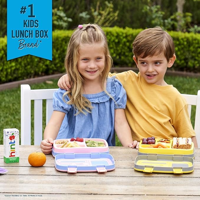 Bentgo Prints Insulated Lunch Bag Set With Kids Bento-Style Lunch Box (Bug Buddies)
