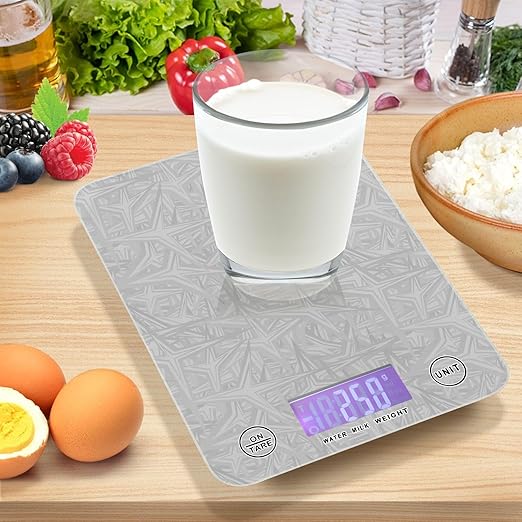 Food Scale Kitchen Scale Food Scales Digital Weight Grams and Ounces Small Electronic Food Scale for Baking Cooking Grey