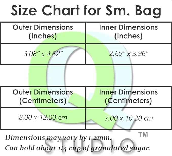 QQ Studio 100 PCS Kraft Mylar Inside Foil Open Top Sealable Bags (8x12cm(3.1x4.7"), 100x Kraft)
